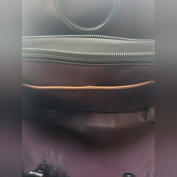 Limited Coach Shearling rogue 39 tote bag - Picture 8 of 15